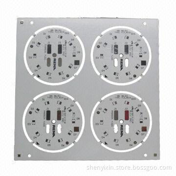 Single-layered Round LED Aluminum Base PCB